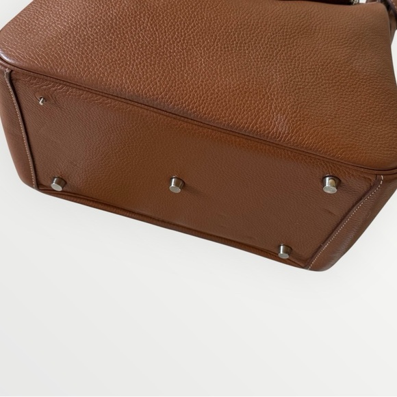 Hermes Lindy Bag Genuine Tan Leather - Picture 7 of 11